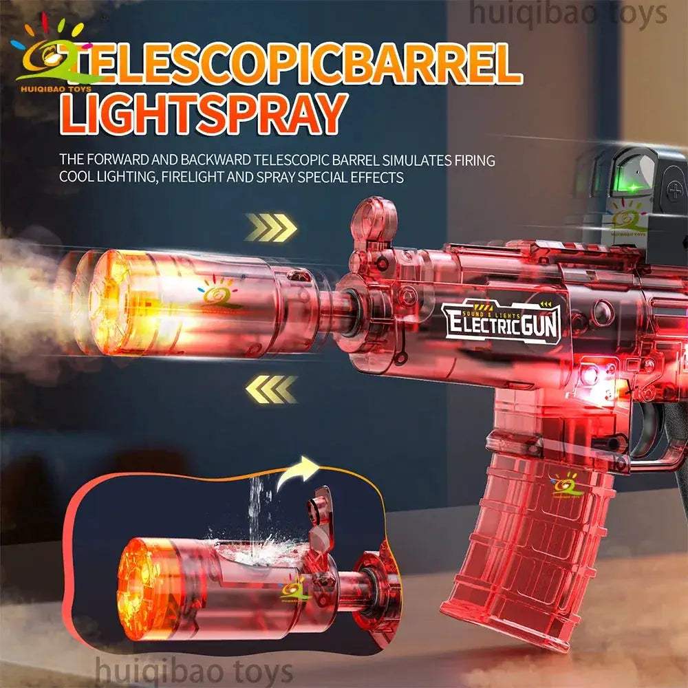 Electric MP5 Toy Gun With Light Smoke Effect For Outdoor - ToylandEU
