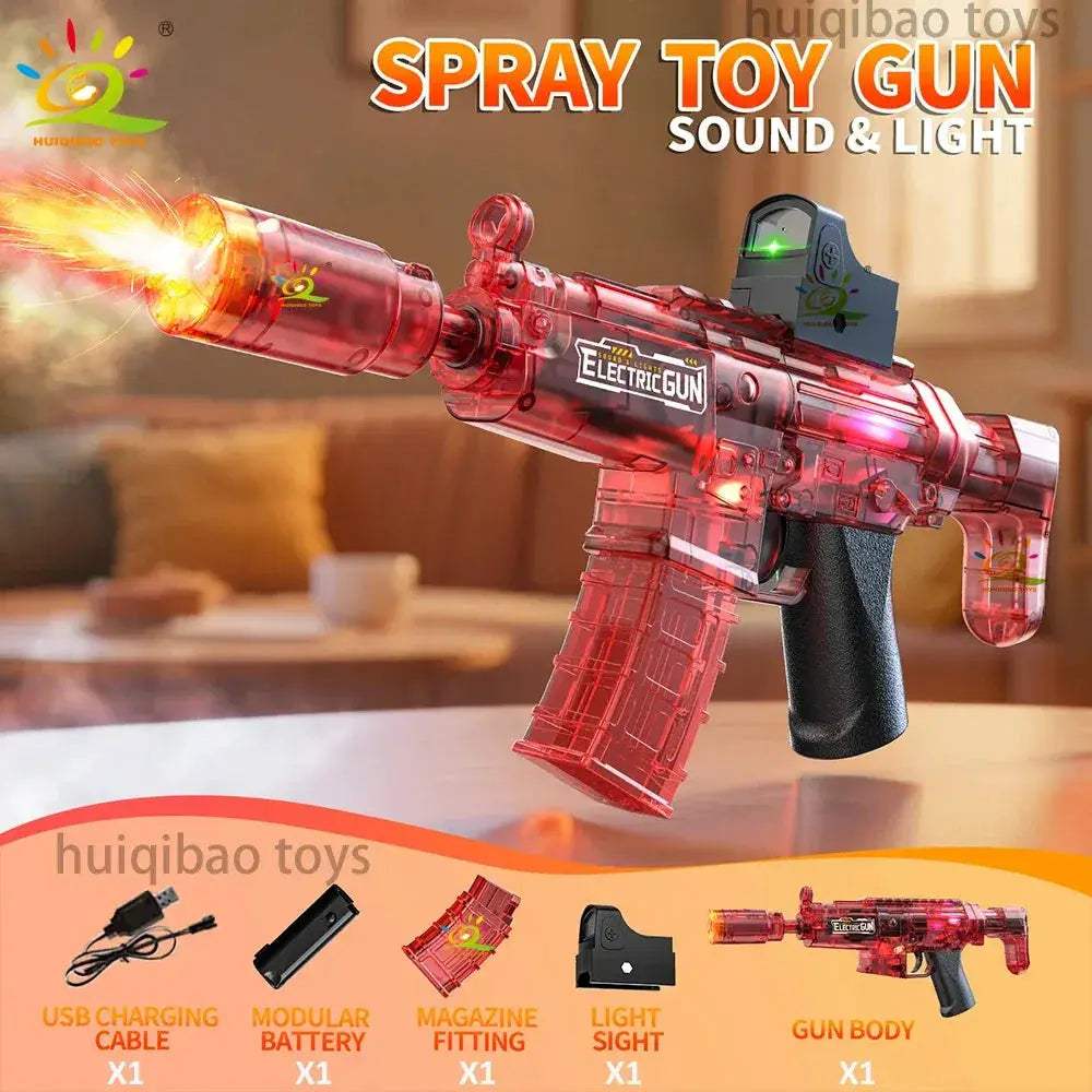 Electric MP5 Toy Gun With Light Smoke Effect For Outdoor - ToylandEU