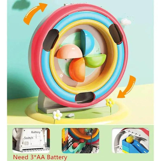  Electric Marble Wheel Building Block Toy Set with Motorized  -  ToylandEU™