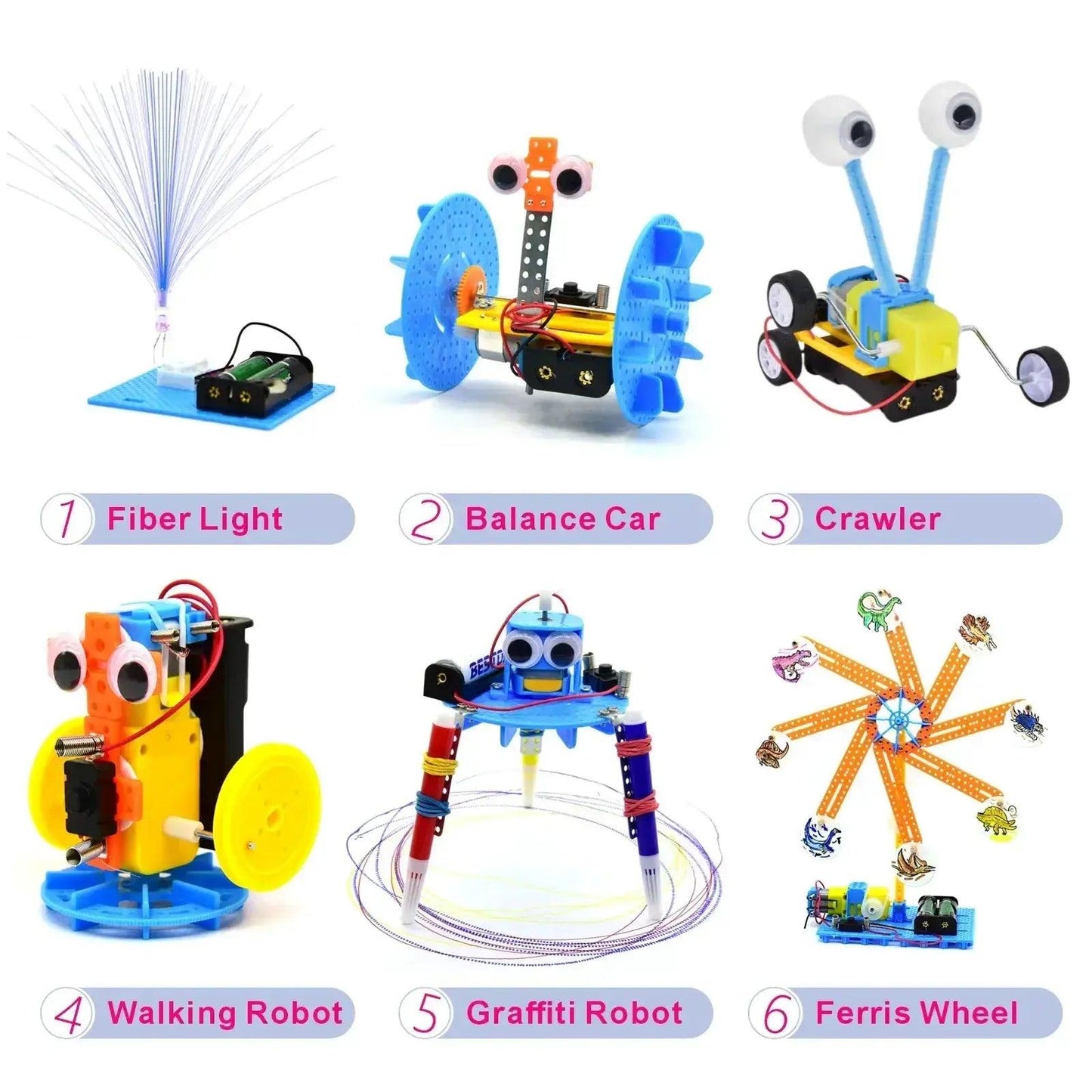  Electric Motor Robotics Kit STEM Learning Engaging -  ToylandEU™