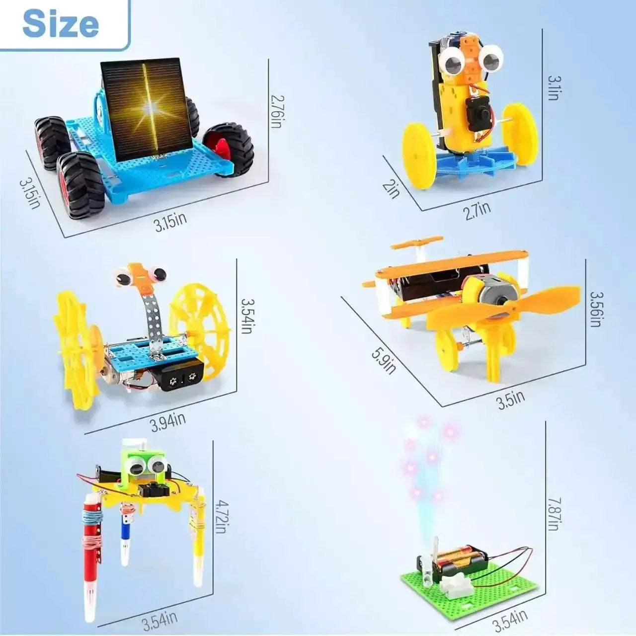 Electric Motor Robotics Kit for Kids STEM Learning - ToylandEU