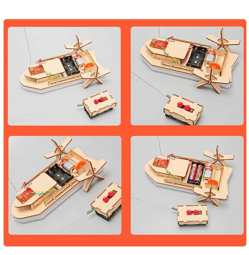 Electric Paddle Boat DIY Students Scientific Experiment Creative Invention Children's Educational Learning Toys - ToylandEU