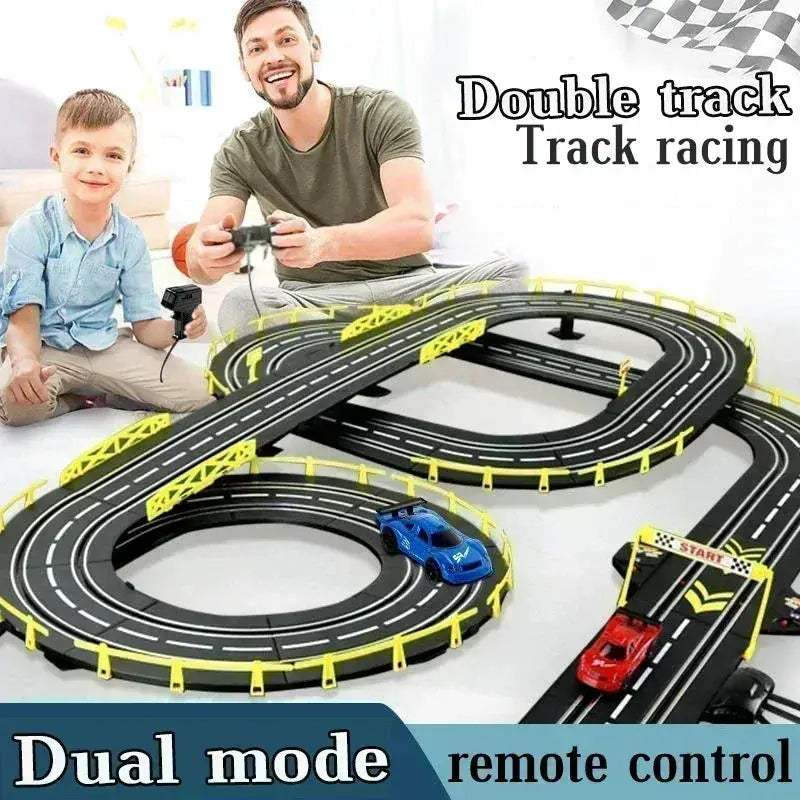 Electric RC Car Dual Remote Control Racing Track Toy - ToylandEU