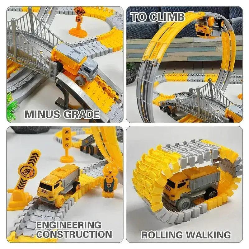 Electric Rail Car Toy With Flexible Track For Kids -  ToylandEU™