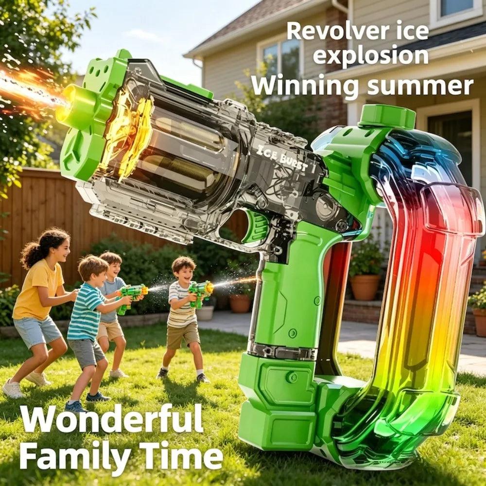 Electric Revolver Water Gun | Full Auto | Toylandeu™