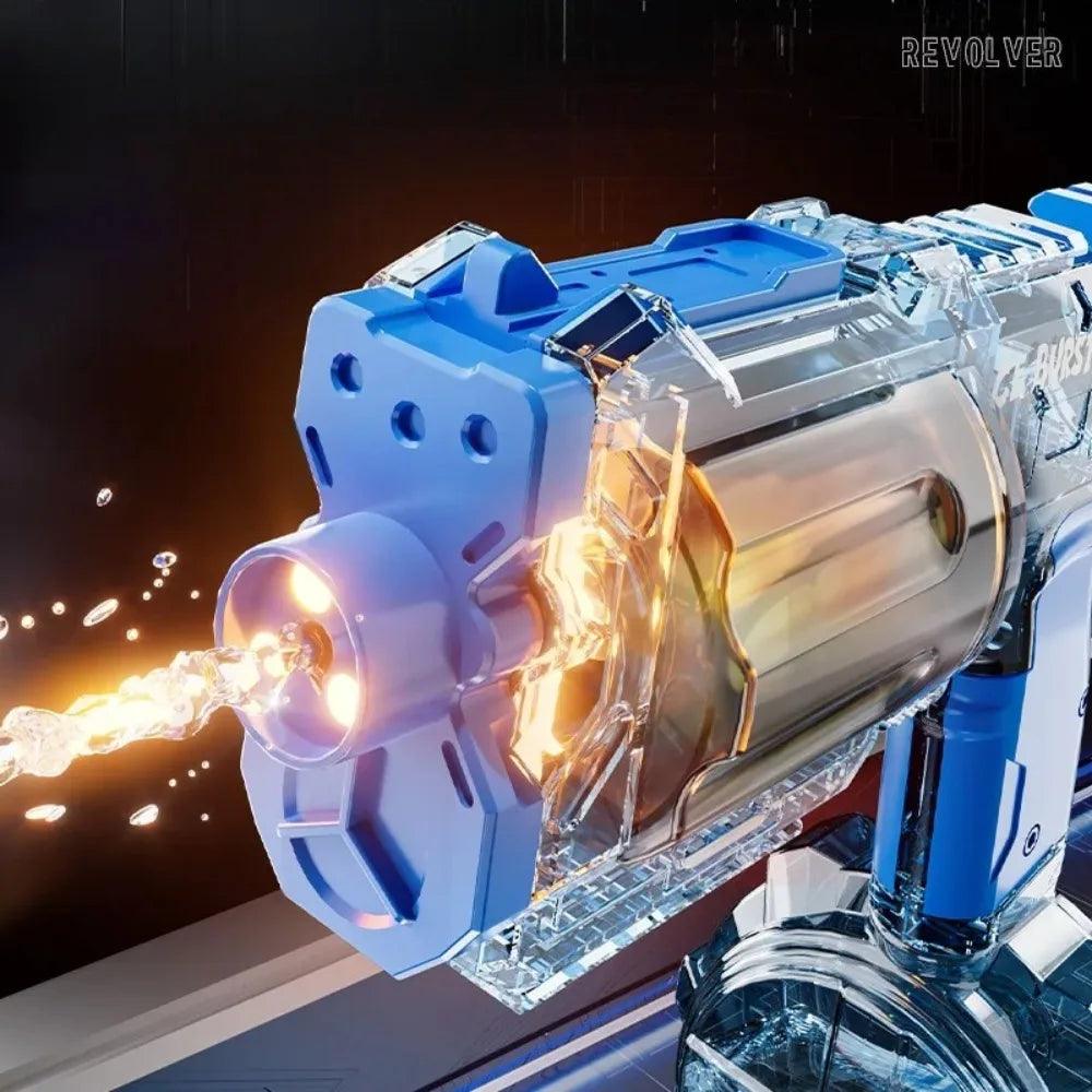 Electric Revolver Water Gun | Full Auto | Toylandeu™