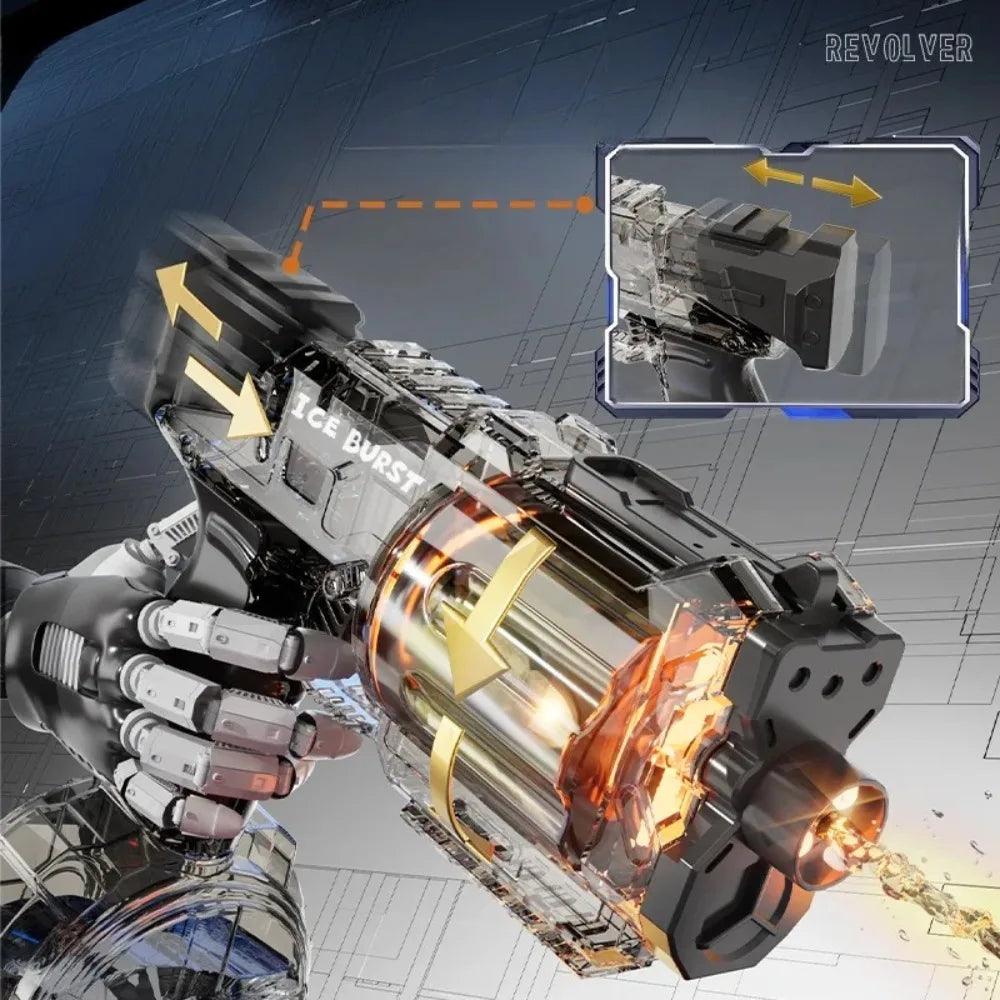 Electric Revolver Water Gun | Full Auto | Toylandeu™