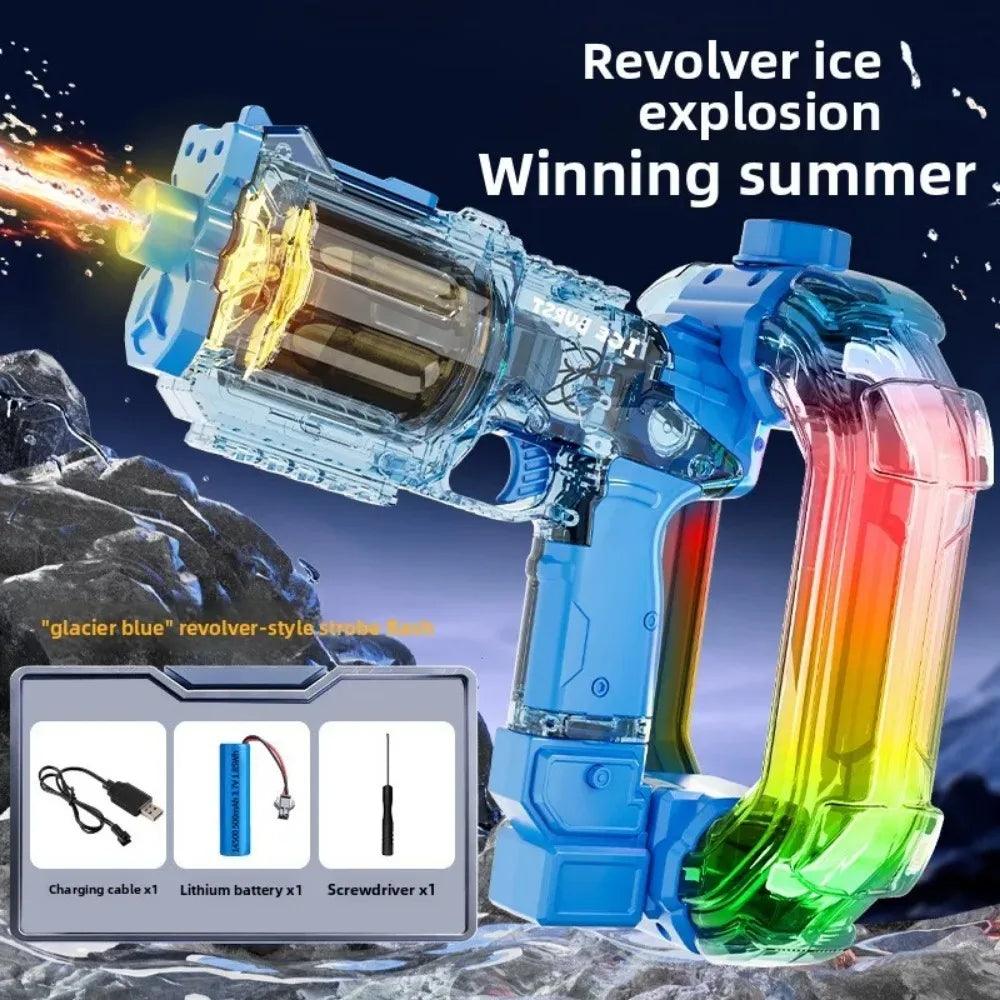 Electric Revolver Water Gun | Full Auto | Toylandeu™