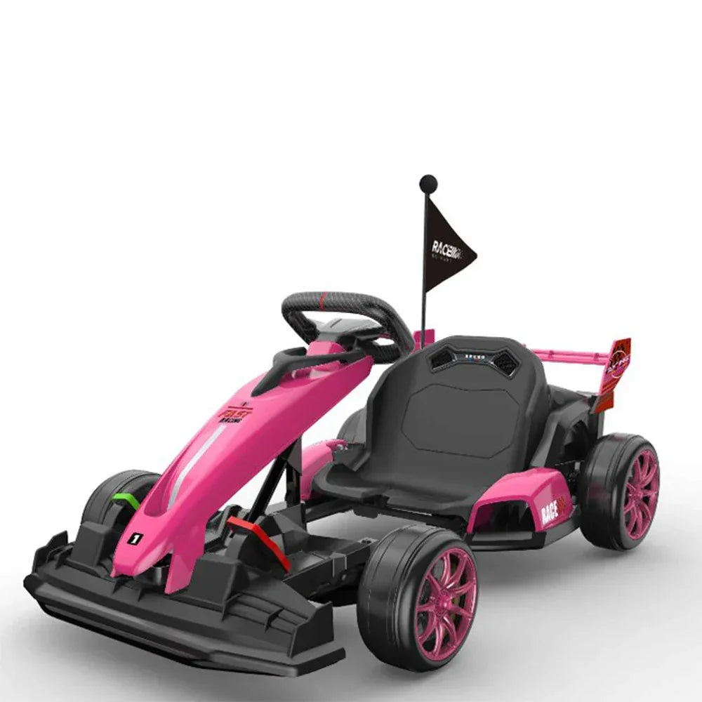 Electric Ride On Car Drift Kart For Kids Adjustable Seat - ToylandEU