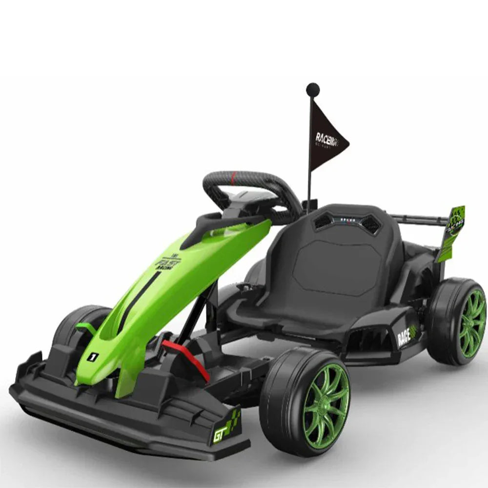 Electric Ride On Car Drift Kart For Kids Adjustable Seat - ToylandEU