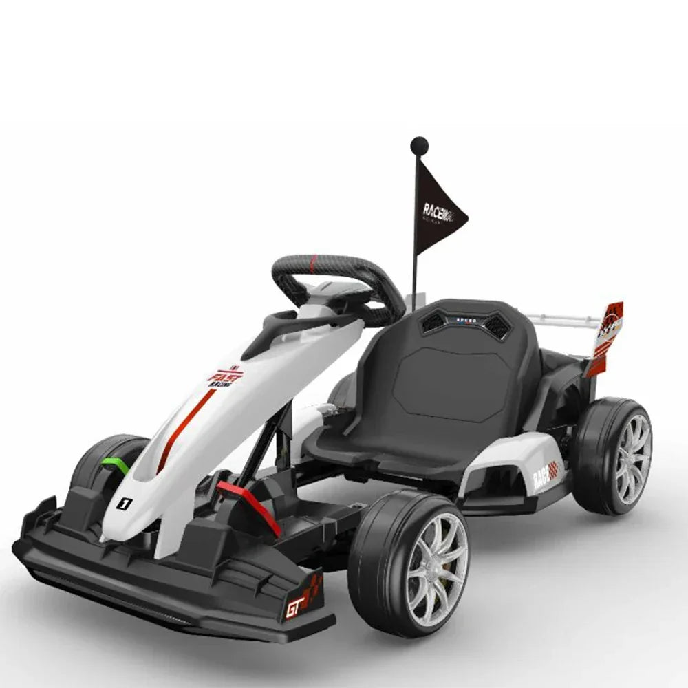 Electric Ride On Car Drift Kart For Kids Adjustable Seat - ToylandEU