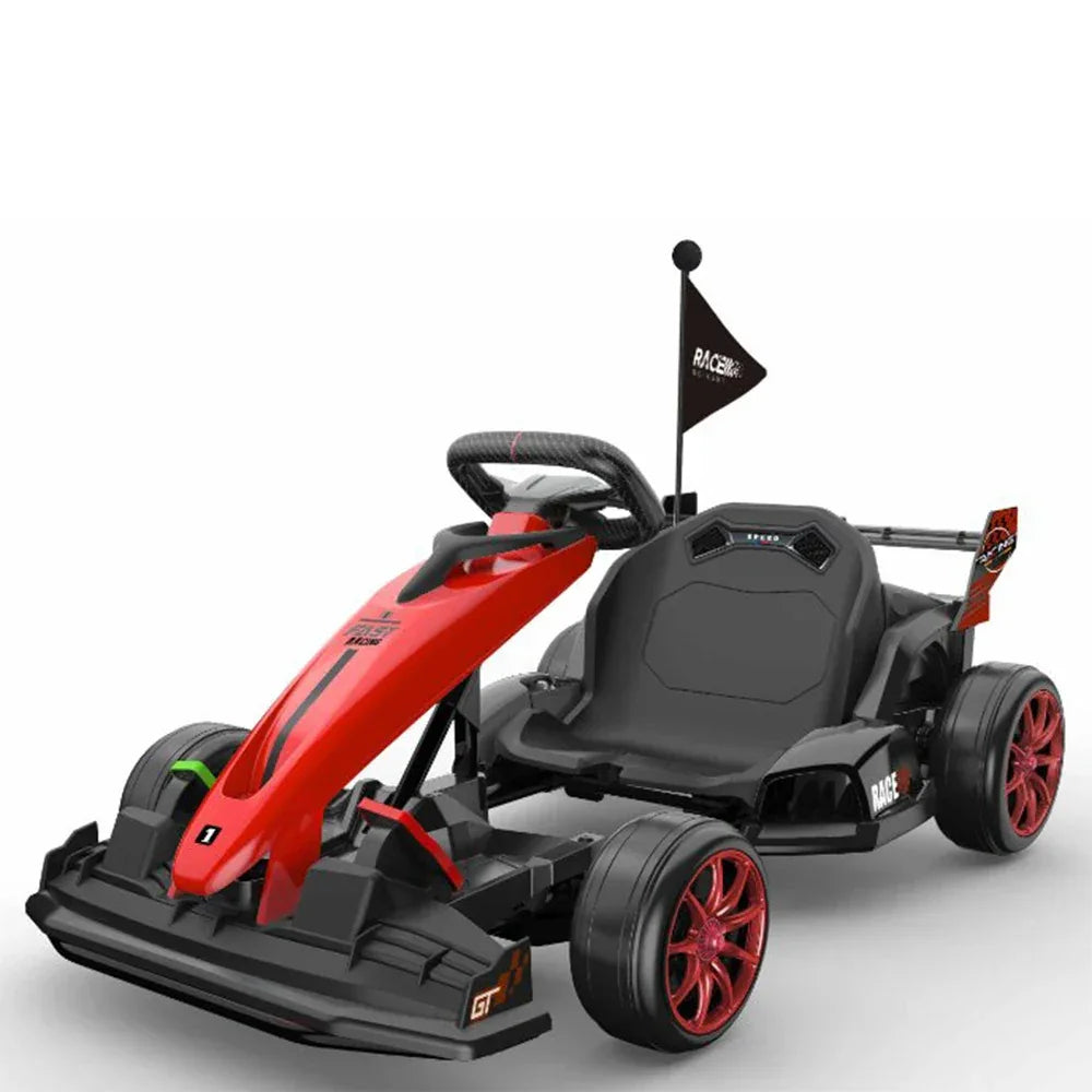 Electric Ride On Car Drift Kart For Kids Adjustable Seat - ToylandEU