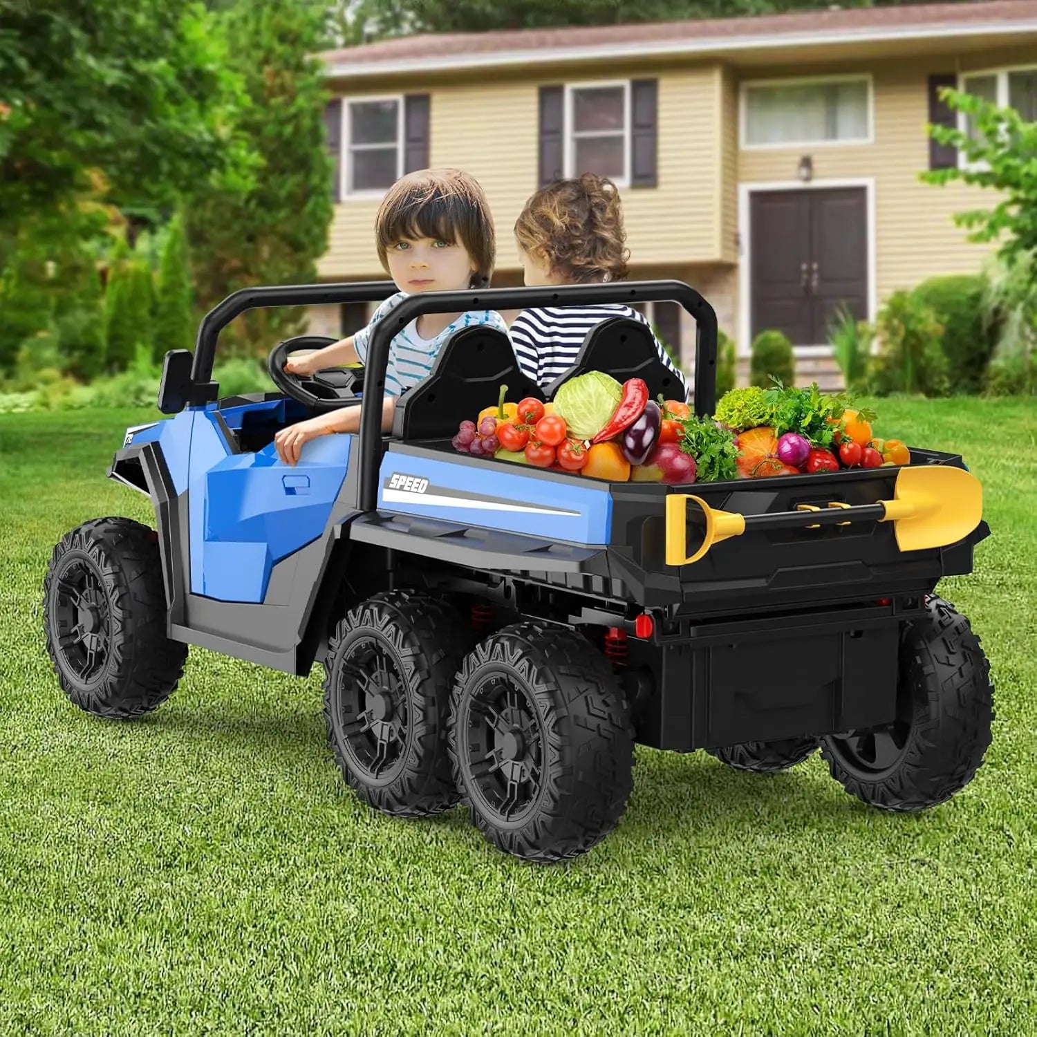 Electric Ride On Dump Truck 4WD With Remote Control - ToylandEU