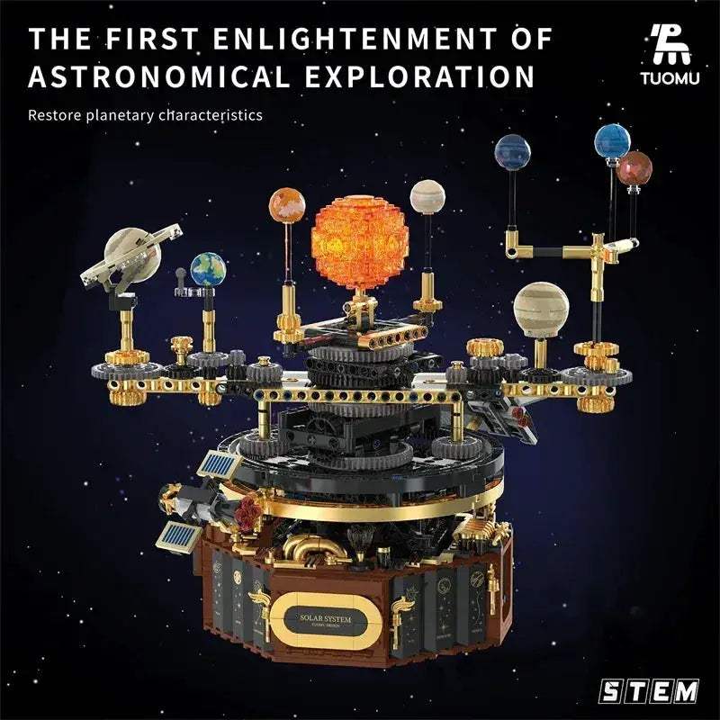 Electric Rotatable Solar System Building Blocks Kit - ToylandEU