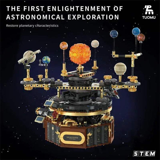  Electric Rotatable Solar System Building Blocks Kit -  ToylandEU™