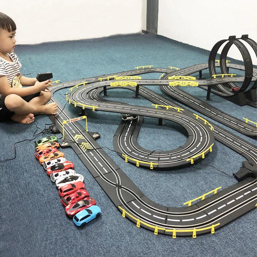 Electric Slot Car Track Set 1:43 Scale | Toylandeu™