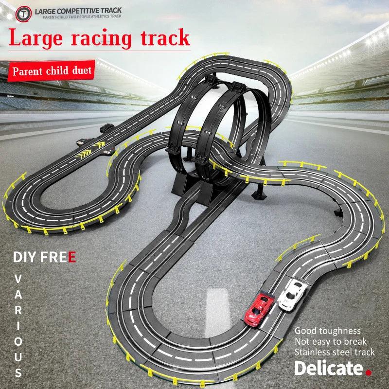 Electric Slot Car Track Set 1:43 Scale | Toylandeu™