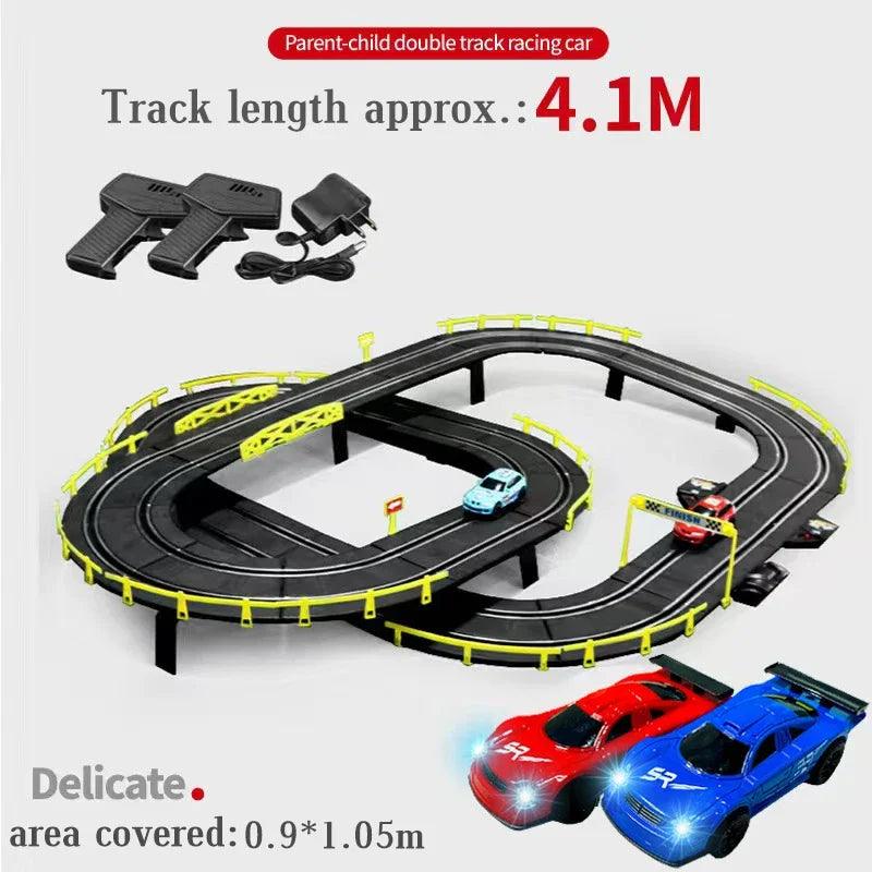 Electric Slot Car Track Set 1:43 Scale | Toylandeu™