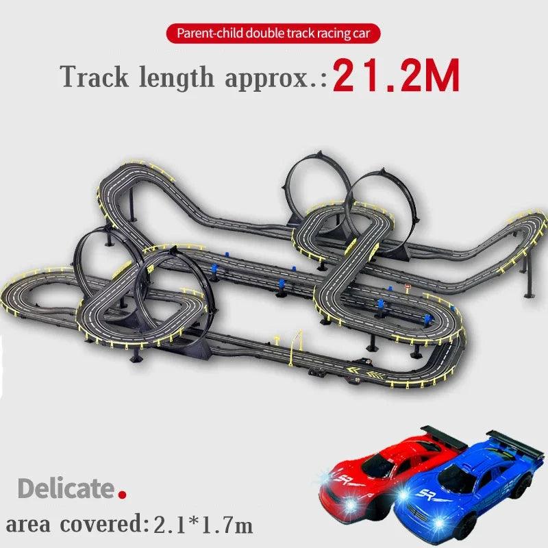 Electric Slot Car Track Set 1:43 Scale | Toylandeu™