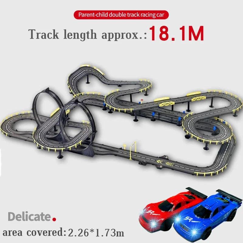 Electric Slot Car Track Set 1:43 Scale | Toylandeu™