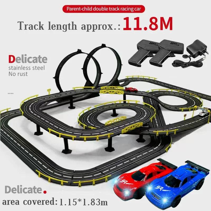 Electric Slot Car Track Set 1:43 Scale | Toylandeu™