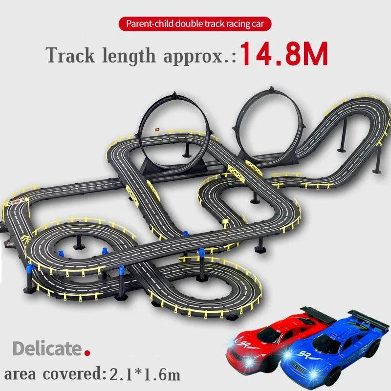 Electric Slot Car Track Set 1:43 Scale | Toylandeu™