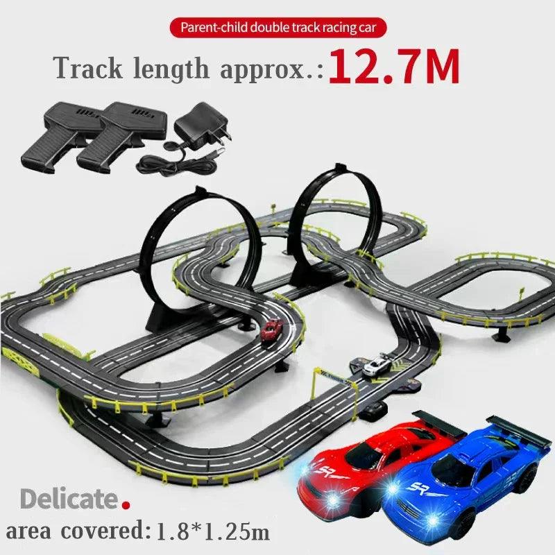 Electric Slot Car Track Set 1:43 Scale | Toylandeu™
