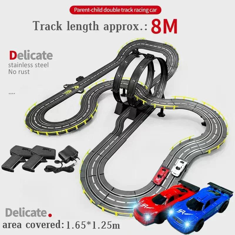 Electric Slot Car Track Set 1:43 Scale | Toylandeu™