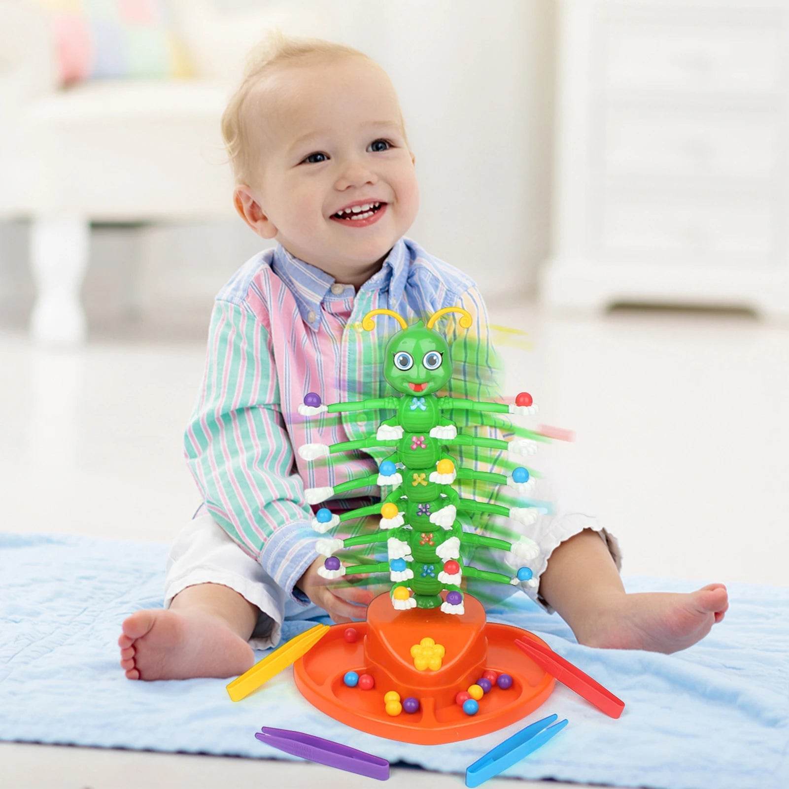 Electric Swing Dance Caterpillar Game - Colorful Puzzle Fun for All! - ToylandEU