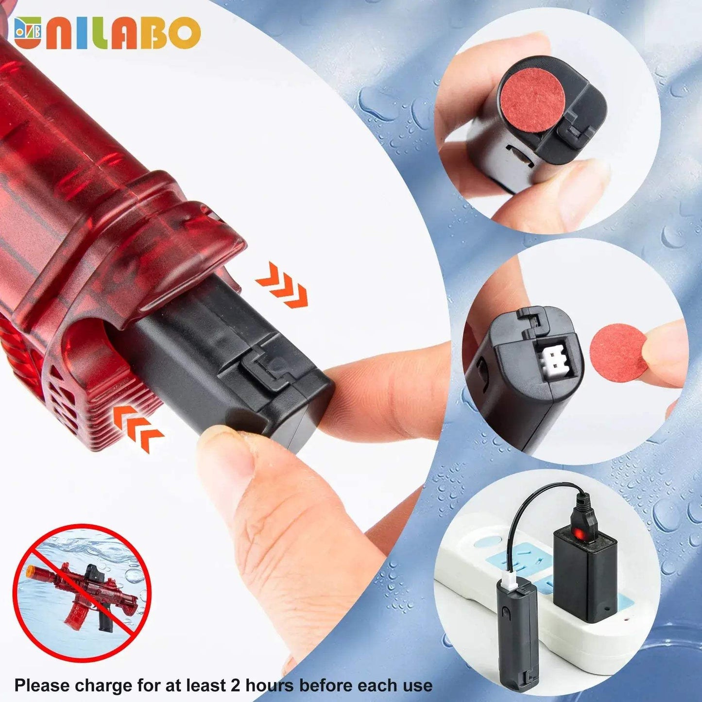 Electric Toy Gun With Dynamic Lights And Safe Durable Design - ToylandEU