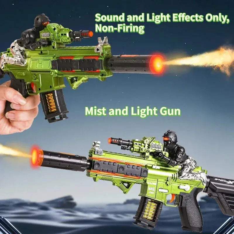 Electric Toy Gun With Realistic Sound And Light For Kids - ToylandEU