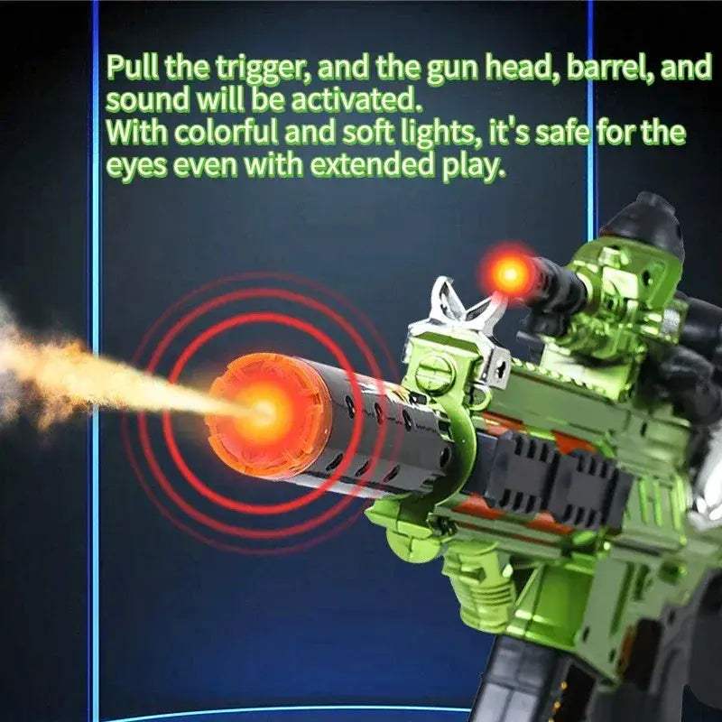 Electric Toy Gun With Realistic Sound And Light For Kids - ToylandEU