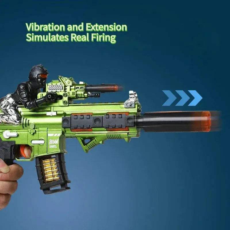 Electric Toy Gun With Realistic Sound And Light For Kids - ToylandEU