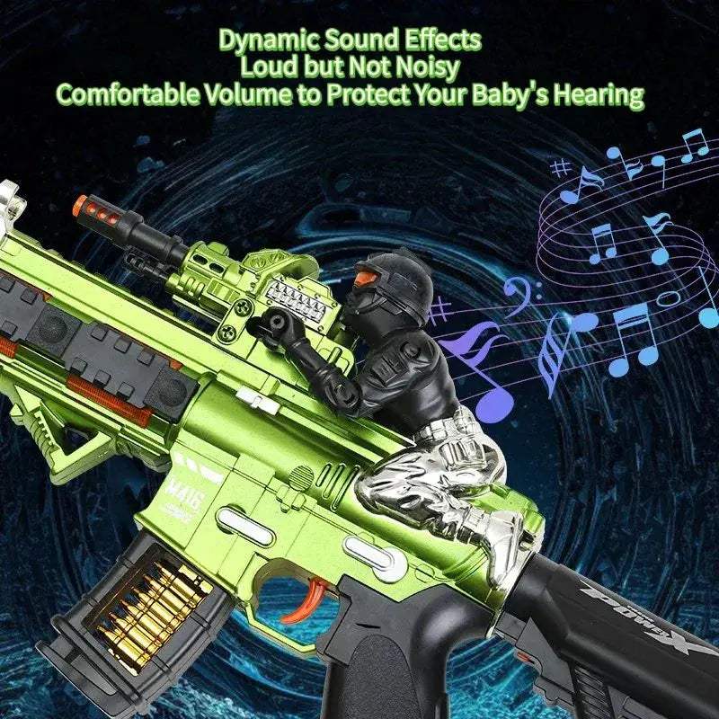 Electric Toy Gun With Realistic Sound And Light For Kids - ToylandEU