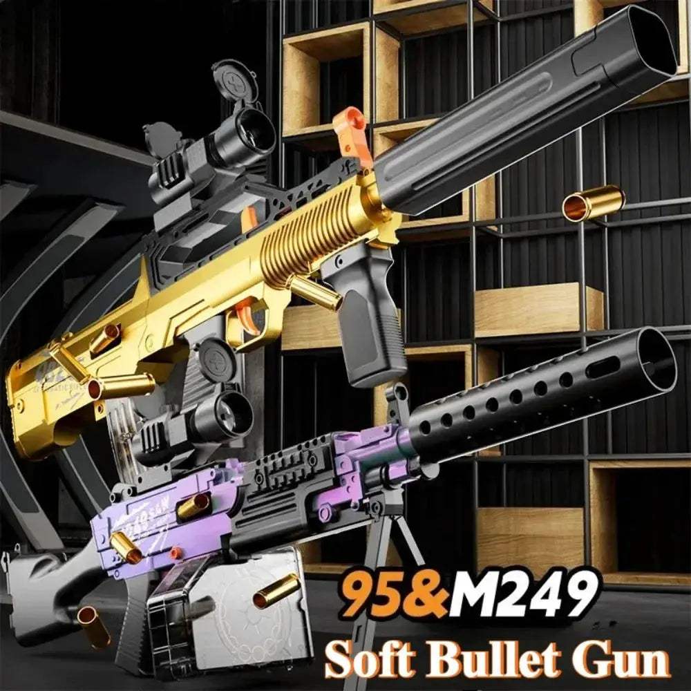 Electric Toy Gun With Soft Bullets For Outdoor Play - ToylandEU