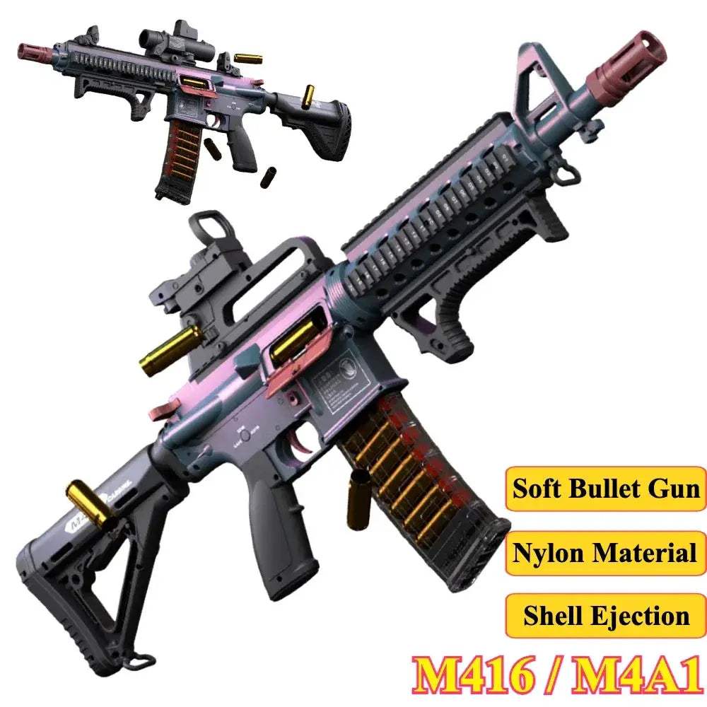 Electric Toy Gun With Soft Bullets For Outdoor Play - ToylandEU
