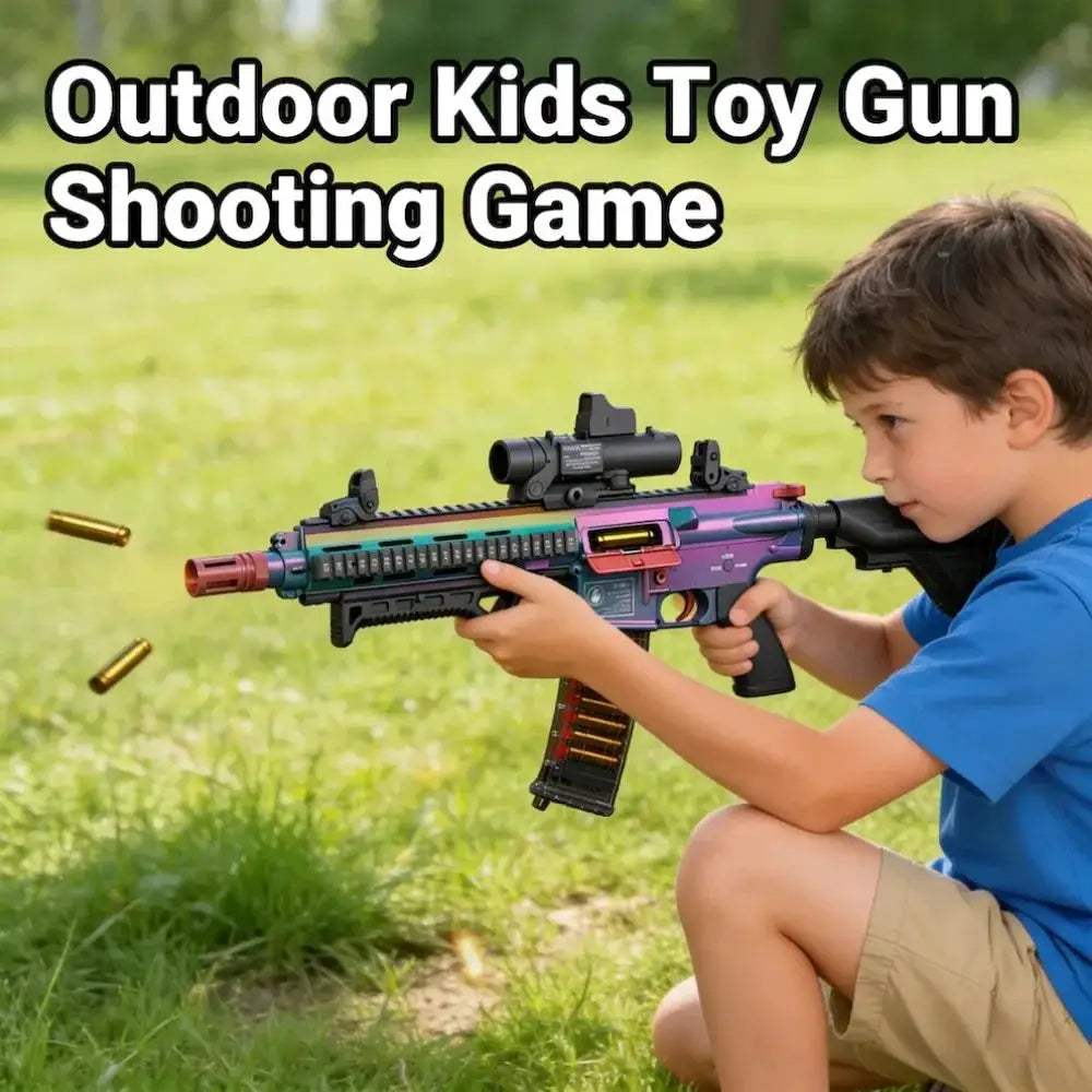 Electric Toy Gun With Soft Bullets For Outdoor Play - ToylandEU