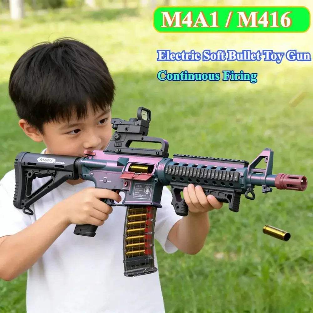 Electric Toy Gun With Soft Bullets For Outdoor Play - ToylandEU