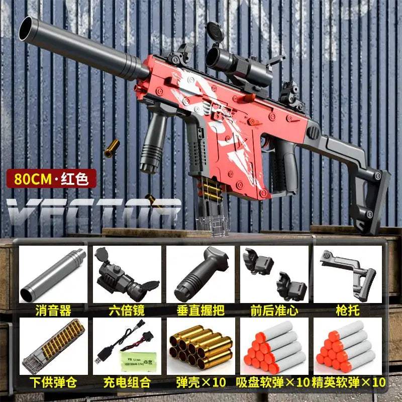 Electric Toy Submachine Gun With Soft Bullets For Safe Play - ToylandEU