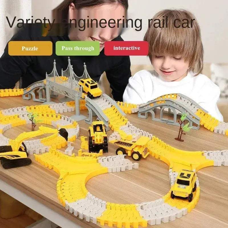 Electric Track Car Set For Kids Learning Educational - ToylandEU