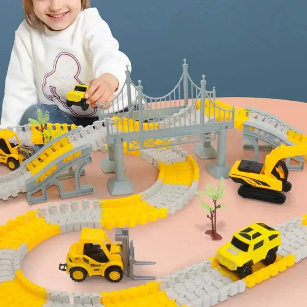 Electric Track Car Set For Kids Learning Educational - ToylandEU