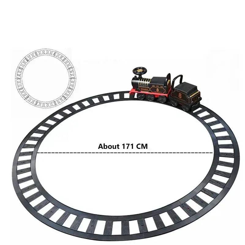 Electric Train Riding Toy For Kids With Realistic Diecast Design - ToylandEU