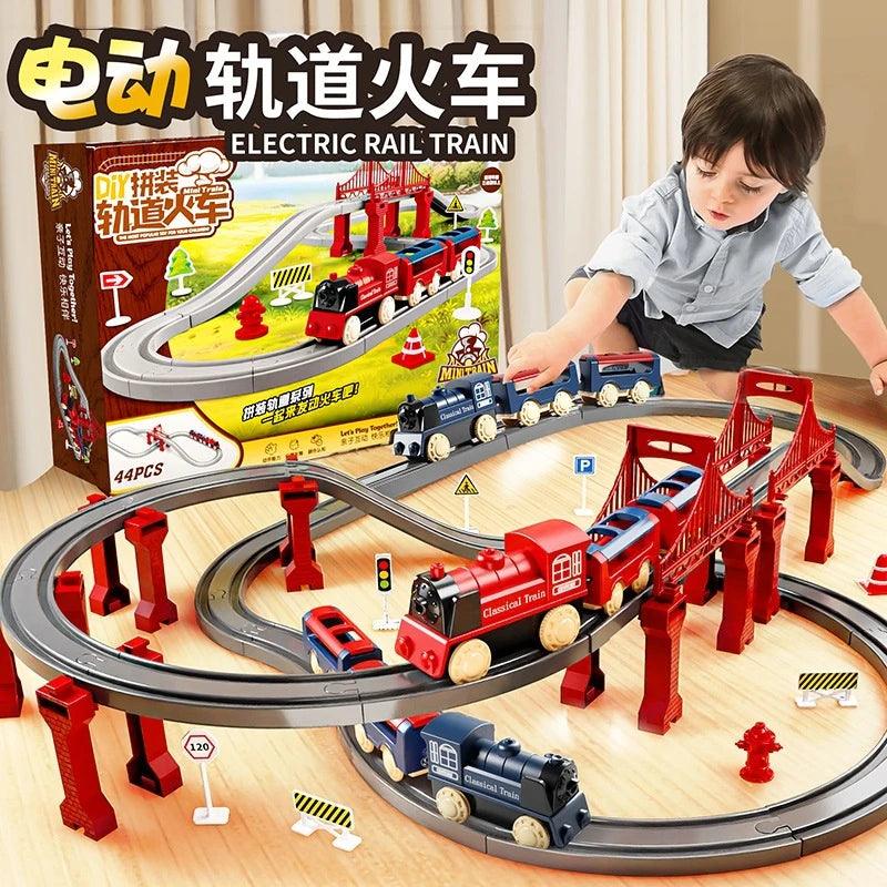 Electric Train Set | 90cm Tracks | Toylandeu™