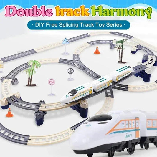  Electric Train Set DIY Assembly High Speed Model -  ToylandEU™