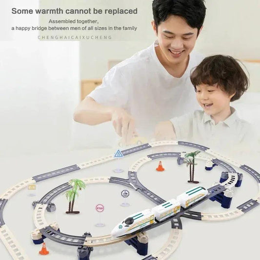  Electric Train Set DIY Assembly High Speed Model -  ToylandEU™