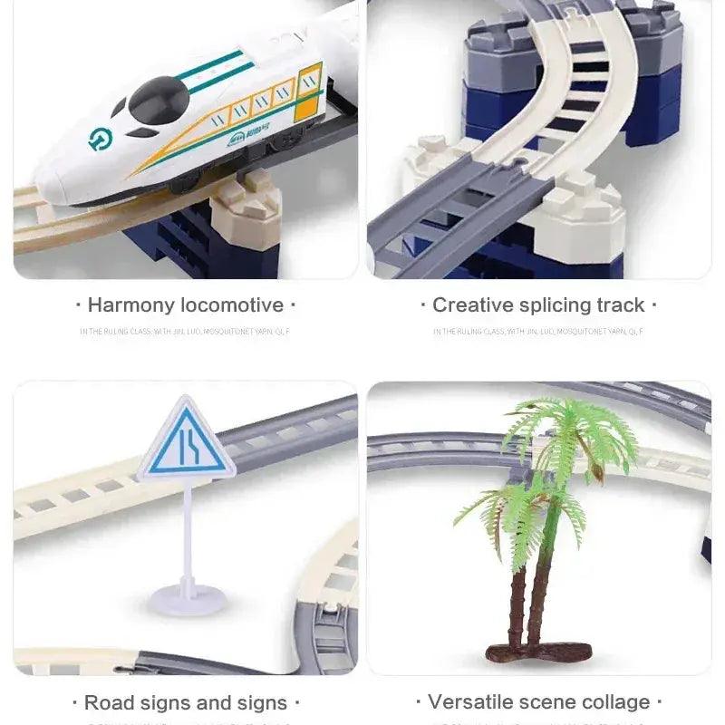  Electric Train Set DIY Assembly High Speed Model -  ToylandEU™
