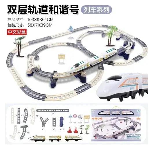  Electric Train Set DIY Assembly High Speed Model -  ToylandEU™