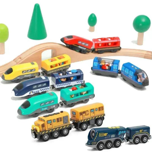  Electric Train Set For Wooden Railway Tracks Safe Toy -  ToylandEU™