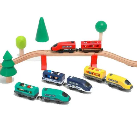  Electric Train Set For Wooden Railway Tracks Safe Toy -  ToylandEU™