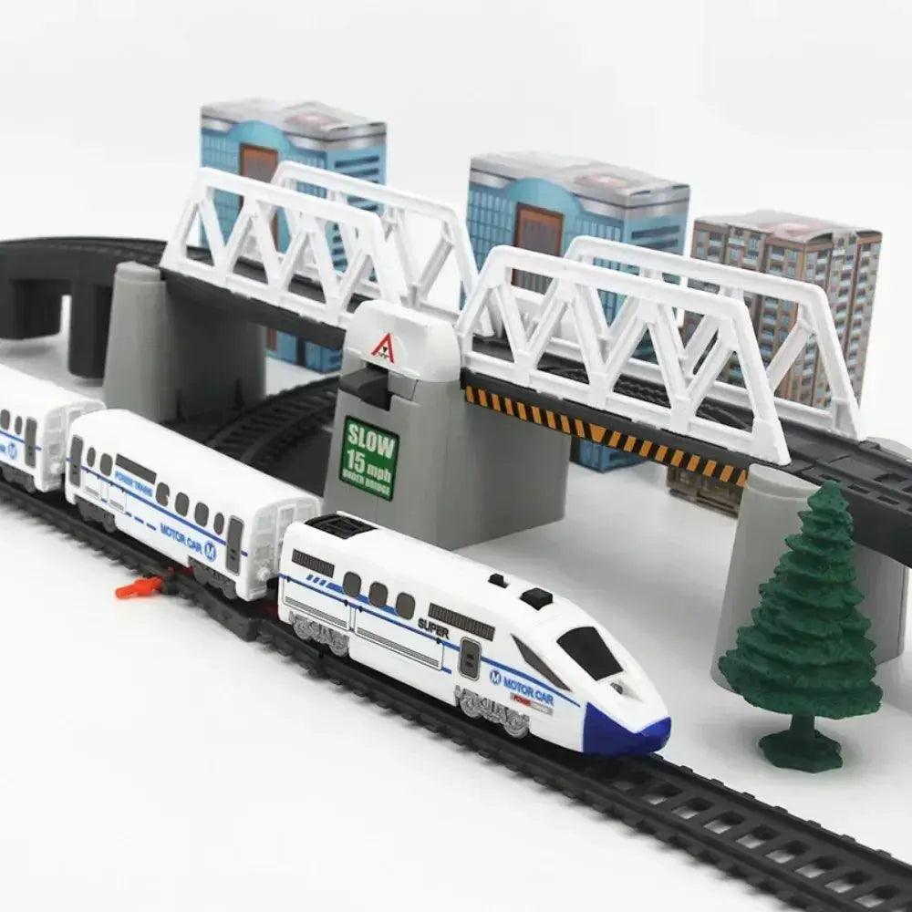  Electric Train Set High Speed Rail DIY Toy For Boys -  ToylandEU™